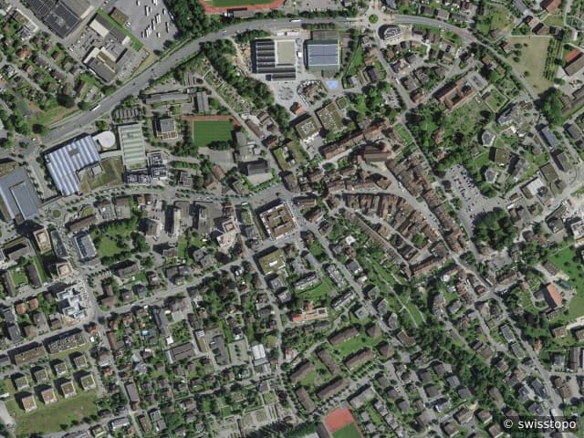 Luftbild: das Gebiet