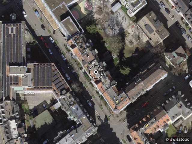 Luftbild Wuhrstrasse 32, Zürich