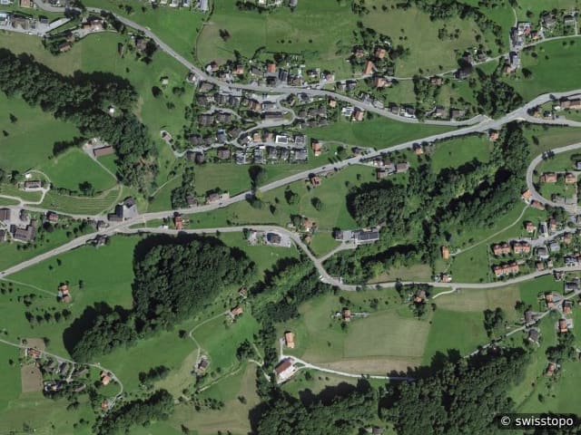 Luftbild Ort s Fuchsacker 670, Lutzenberg