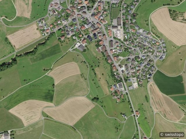 Luftbild Gansingen