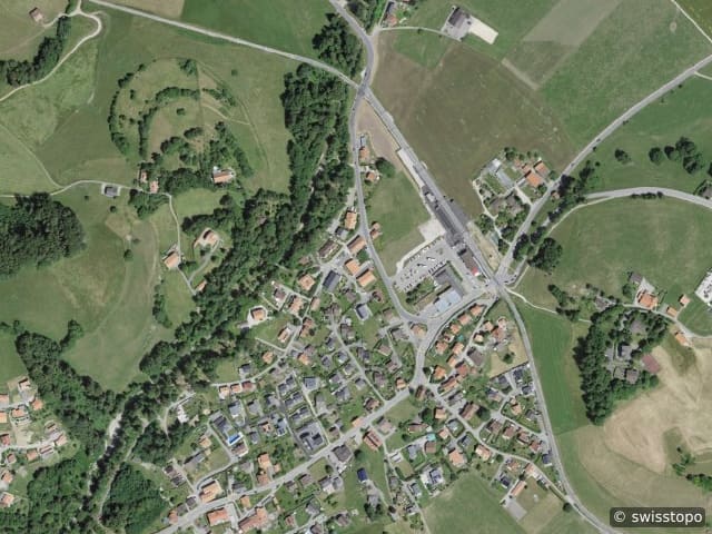 Luftbild Gruyères