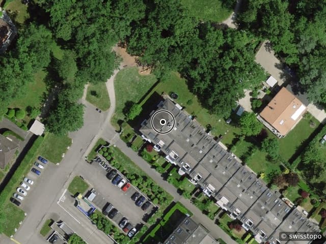 Luftbild der Lage – Chemin de l'Argilière 34, 1234 Vessy