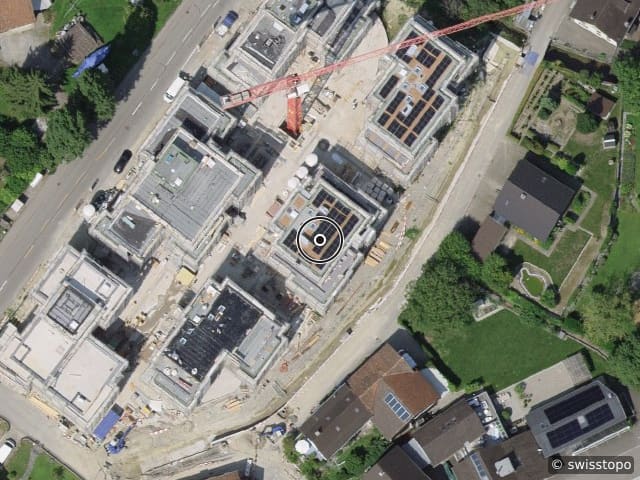 Aerial view of the location – Bahnhofstrasse 8, 8594 Güttingen