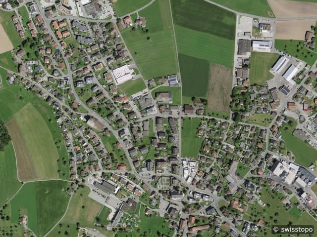 Luftbild: das Gebiet