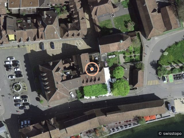 Luftbild Klosterplatz 6, Solothurn