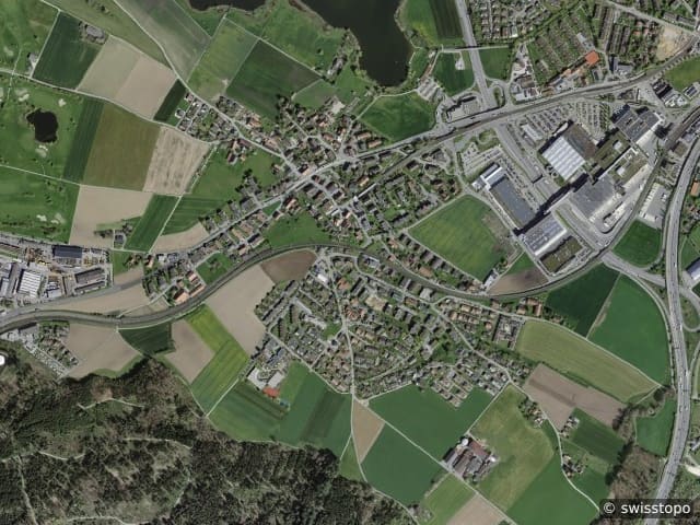 Luftbild Moosseedorf