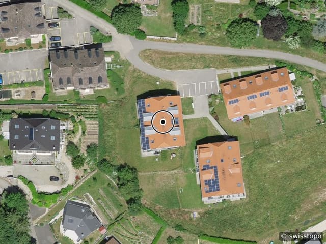 Luftbild der Lage – Chemin de la Planche 5, 1723 Marly