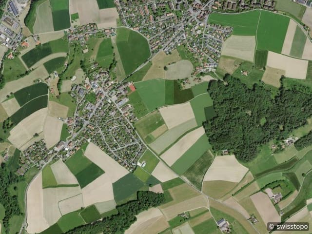 Luftbild: das Gebiet