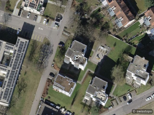Luftbild der Lage – Altburgstr. 17, 5400 Baden