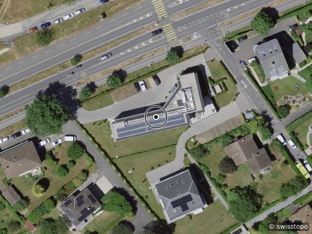 Luftbild Route Cantonale 19, St-Sulpice