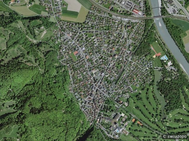 Luftbild Bad Ragaz