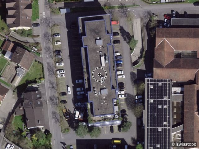 Vista aerea della posizione – Jöchlerweg 2, 6340 Baar