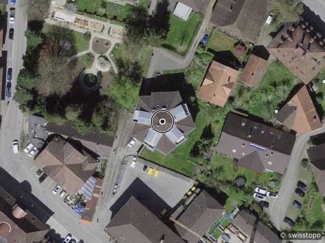 Luftbild der Lage – Bahnhofstrasse 5D, 3550 Langnau im Emmental