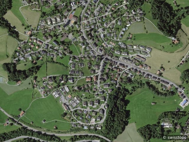 Luftbild: das Gebiet