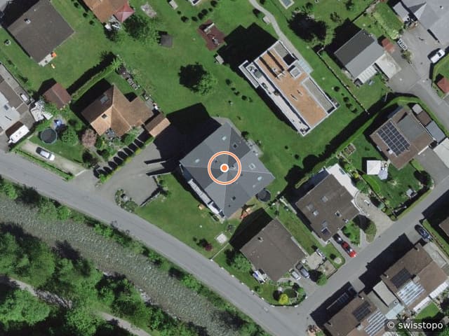 Luftbild Plonserfeldstrasse 61, Mels