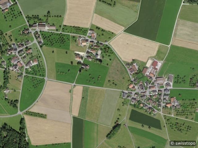 Luftbild Schulstrasse 4c, Lanterswil