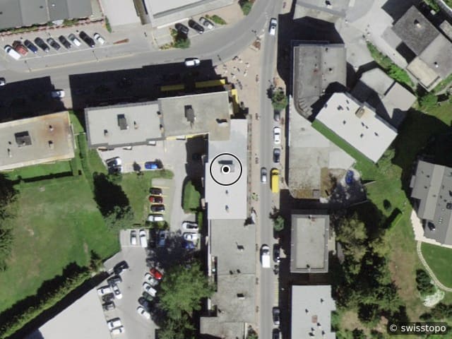 Luftbild Rue centrale 31, Crans-Montana