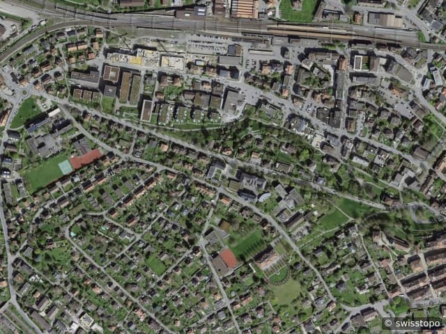 Luftbild Lyssachstrasse 38a, Burgdorf