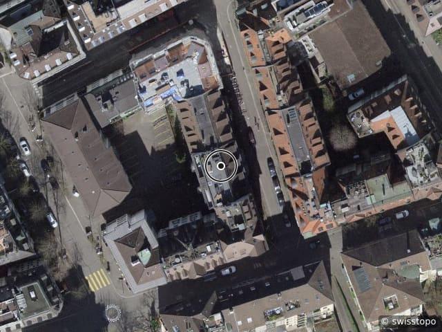 Vue aérienne de l’emplacement – Magnolienstrasse 6, 8008 Zürich