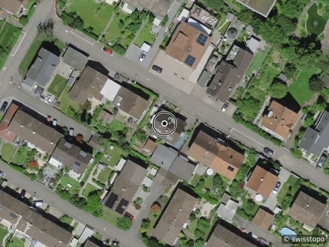 Luftbild Wachtelweg 25, Muttenz