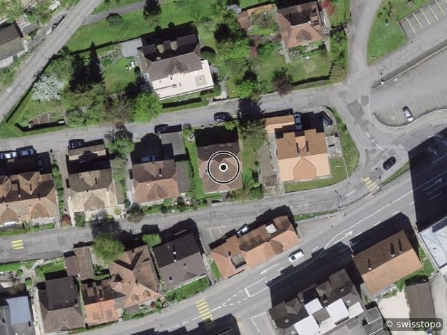 Luftbild Rue du Château 4, Moutier