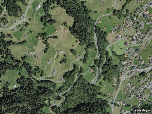 Luftbild Val-d'Illiez
