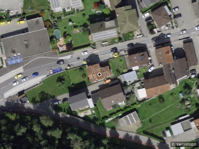 Luftbild Via Nova 18, Domat/Ems