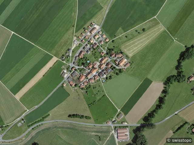 Luftbild: das Gebiet