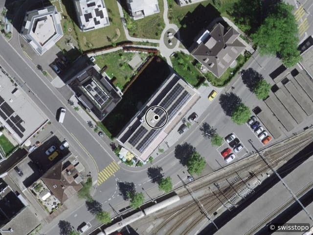 Luftbild Gürtelstrasse 35, Chur