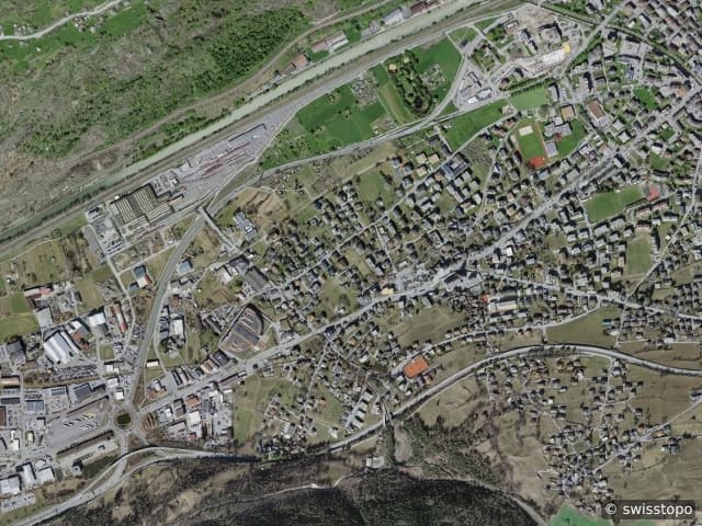 Luftbild Brig