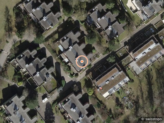 Luftbild der Lage – Stöckenstrasse 1, 8903 Birmensdorf