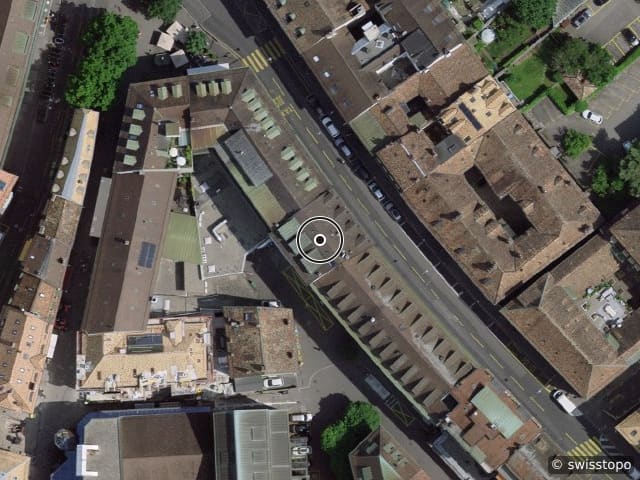 Luftbild der Lage – Rue du Simplon 39, 1800 Vevey