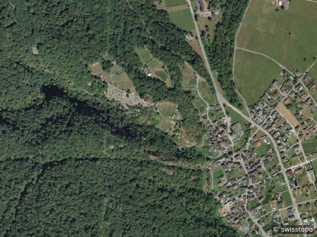Vista aerea della posizione – 6525 Gnosca