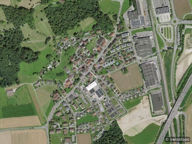 Luftbild Brunegg