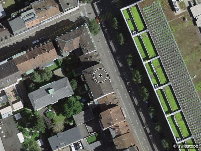 Luftbild Riehenring 105, Basel