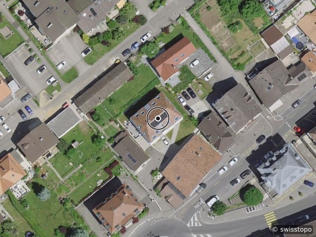 Luftbild Rue de l'Epervier 3A, Cernier