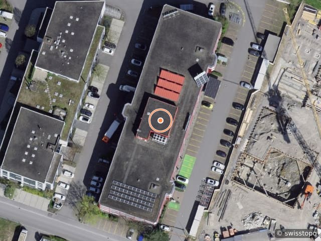 Luftbild Sennweidstrasse 47/49, Steinhausen