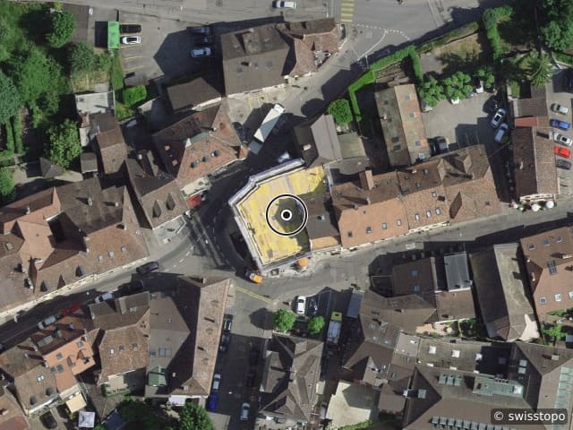Luftbild Rue du Vieux-Moulin 1, Colombier