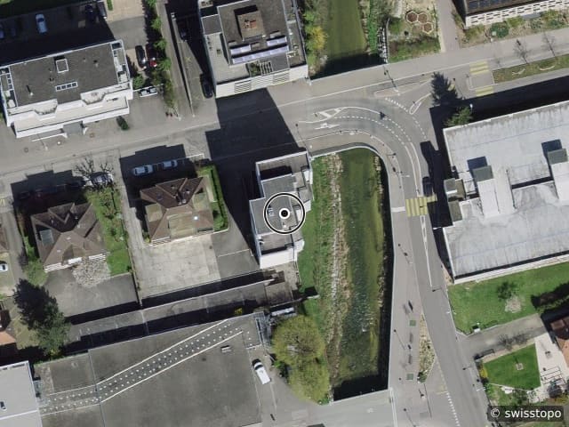 Luftbild Rue de l’Avenir 28, Delémont
