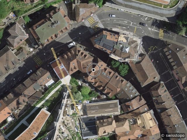 Luftbild Rue des Moulins 51, Neuchâtel