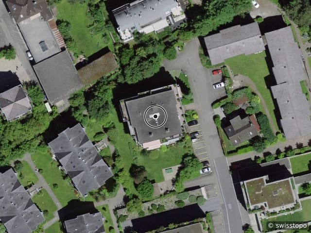 Luftbild der Lage – Neue Jonastrasse 81, 8640 Rapperswil