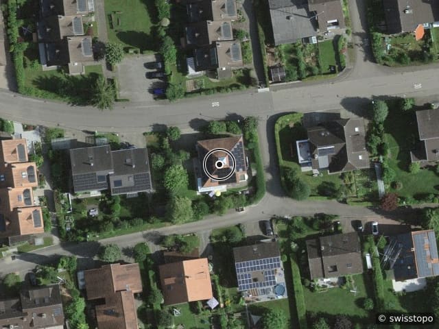 Luftbild der Lage – Haldenstrasse 11, 6130 Willisau