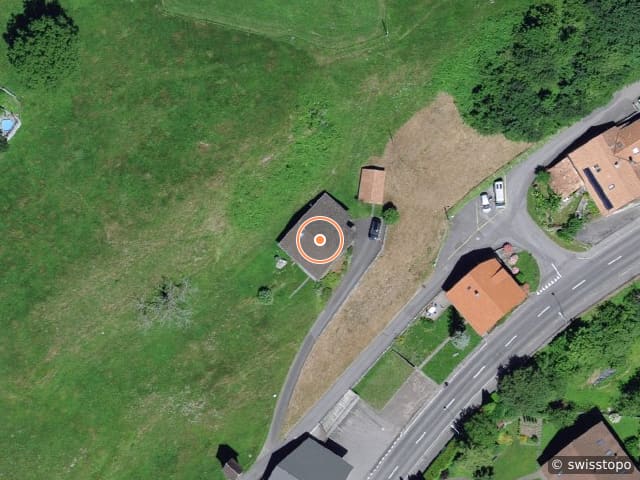 Luftbild Zehntstadelstrasse 21, Niederried b. Interlaken