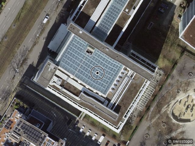 Luftbild Thurgauerstrasse 80, Zürich