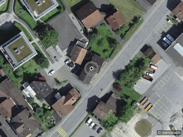 Luftbild der Lage – Brünigstrasse 82, 6072 Sachseln