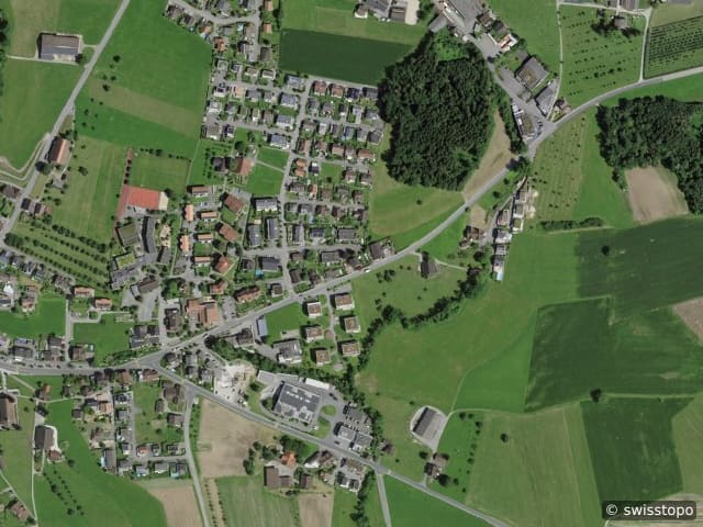 Luftbild: das Gebiet