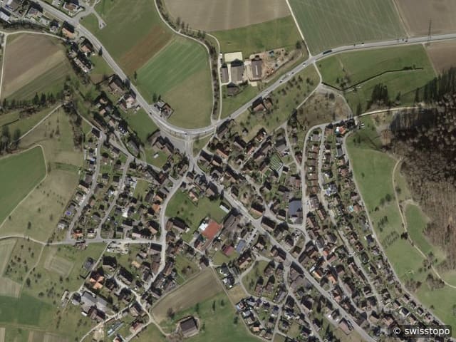 Luftbild Weiach