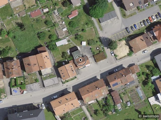 Luftbild Rue du Moutier 24, Vallorbe