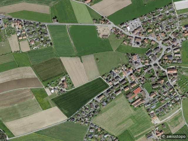 Luftbild Wohlen bei Bern