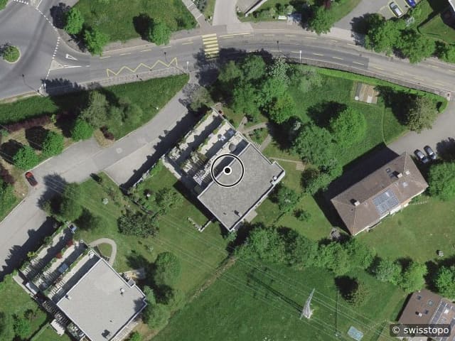 Luftbild Chemin de Flore 1, La Chaux-de-Fonds
